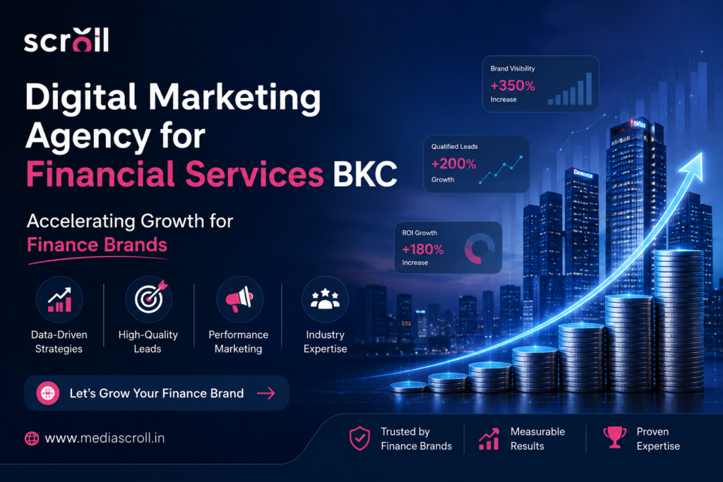 Digital Marketing Agency for Financial Services BKC Mumbai helping financial advisors and finance firms grow online