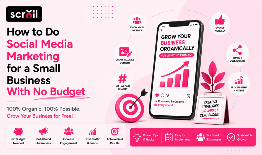 How to do social media marketing for a small business with no budget
